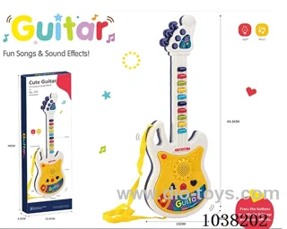 guitar with light &music  in Color box