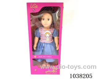 18inch doll with movable eyes in Window box