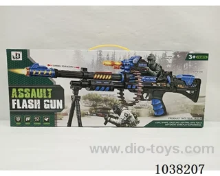 Electric gun with sound &light &Infrared band in Color box