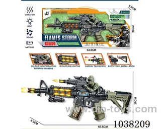 Electric gun with sound &light  in Window box