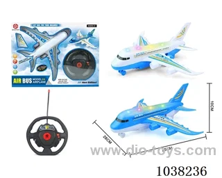 2ch RC aircraft with light 2color mixed loading in Gilf box