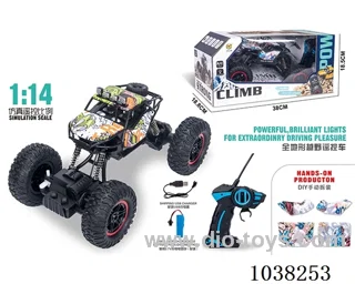 1:14 climb  RC car with light   in Window box