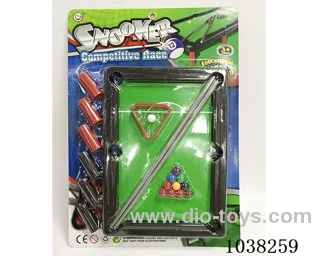 Billiards in blister card