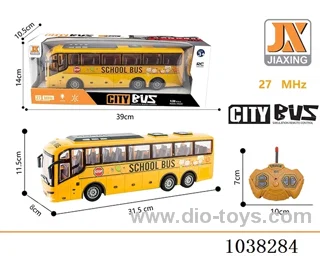 1:30 4ch bus with light not include battery in Window box
