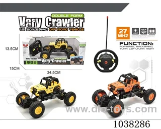 1:18 4ch RC climb car with light not include battery in Window box