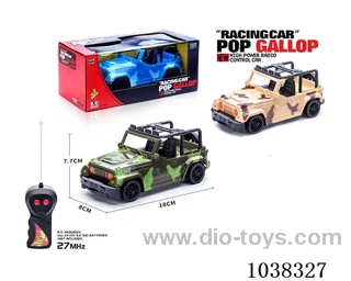2ch RC jeep 3color mixed loading in Window box