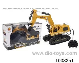 5ch  drive-by-wire excavator in Window box