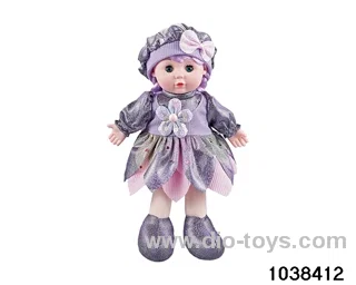 13 inch musical doll in opp bag