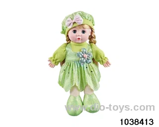 13 inch musical doll in opp bag