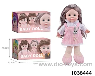 13 inch musical doll in color box