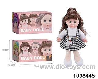 13 inch musical doll in color box