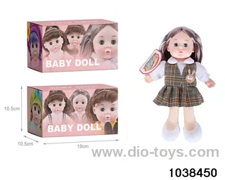 13 inch musical doll in color box