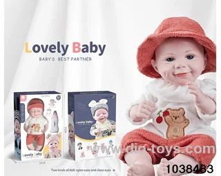 Imitation newborn doll in window box