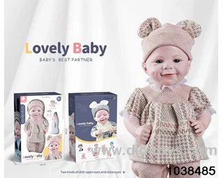 Imitation newborn doll in window box