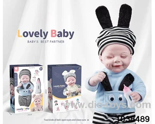 Imitation newborn doll in window box