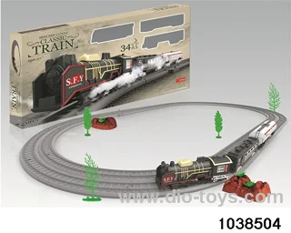 Electric train track in window box
