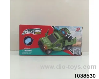 Electric Lighted Musical Missile Car in color box
