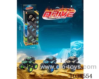 3pcs pull back car 3color mixed loading  in window box