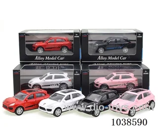 pull back alloy 4color mixed loading in window box