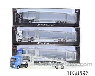 pull back alloy with sound &light 3color mixed loading in window box