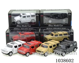 pull back alloy 4color mixed loading in window box