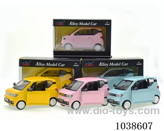 pull back alloy with sound &light 3color mixed loading in window box