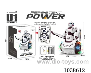 ELECTRIC ROBOT WITH LIGHT& MUSIC in window box