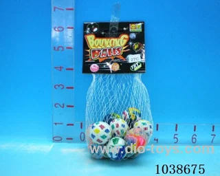 12pcsBouncy ball in Net bag