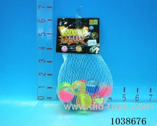 12pcsBouncy ball in Net bag