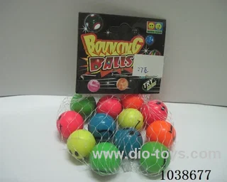 12pcsBouncy ball in Net bag