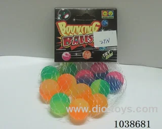 12pcsBouncy ball in Net bag