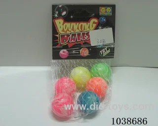 6pcsBouncy ball in Net bag