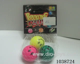 3pcsBouncy ball in Net bag