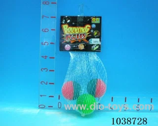 3pcsBouncy ball in Net bag