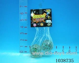 2pcsBouncy ball in Net bag