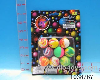 9pcsBouncy ball in blister