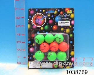 9pcsBouncy ball in blister