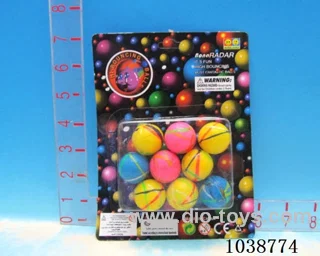 9pcsBouncy ball in blister