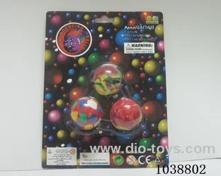 3pcsBouncy ball in blister