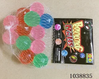 12pcsBouncy ball in Net bag