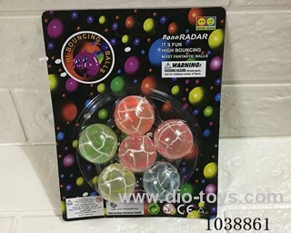 6pcsBouncy ball in blister