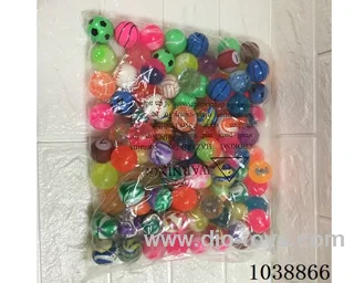 100pcsBouncy ball in Poly bag