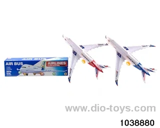 electric aircraft in color box
