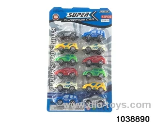 pull back car in Blister card