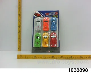 pull back car in Blister card