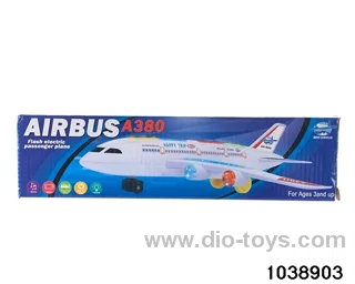 electric aircraft in color box