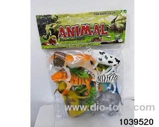 Animal Set in poly bag header