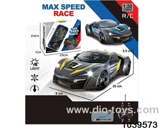 1:20 4ch RC car with light(electricity package) in Gilf box