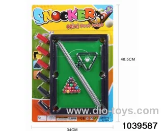 billiard in Blister card