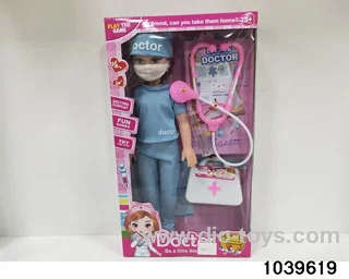 18 inch Doctor Barbie Set in color box